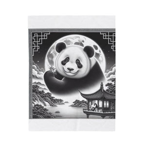 "Panda Moonlight" -Blanket