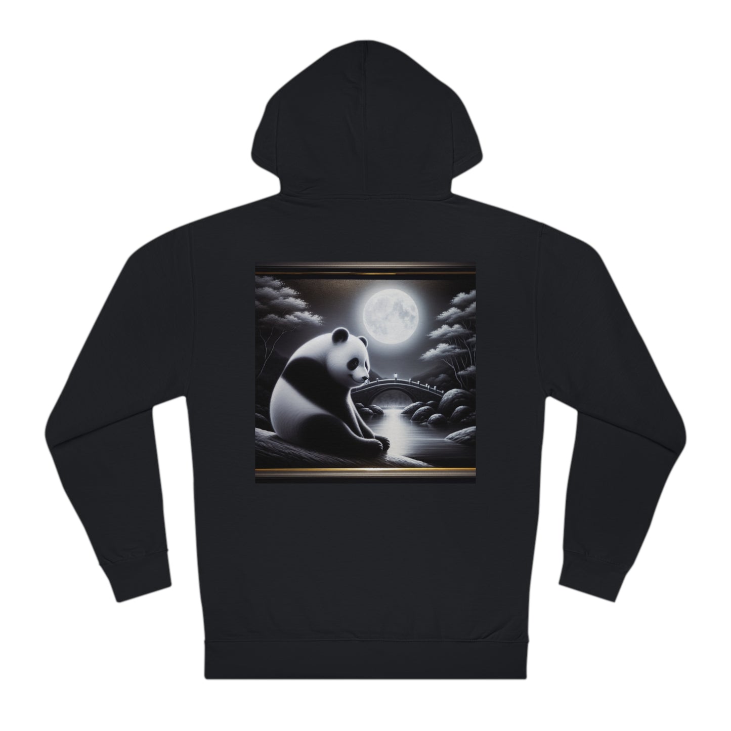 "Panda Moon's Majestic Grace"- Hoodie