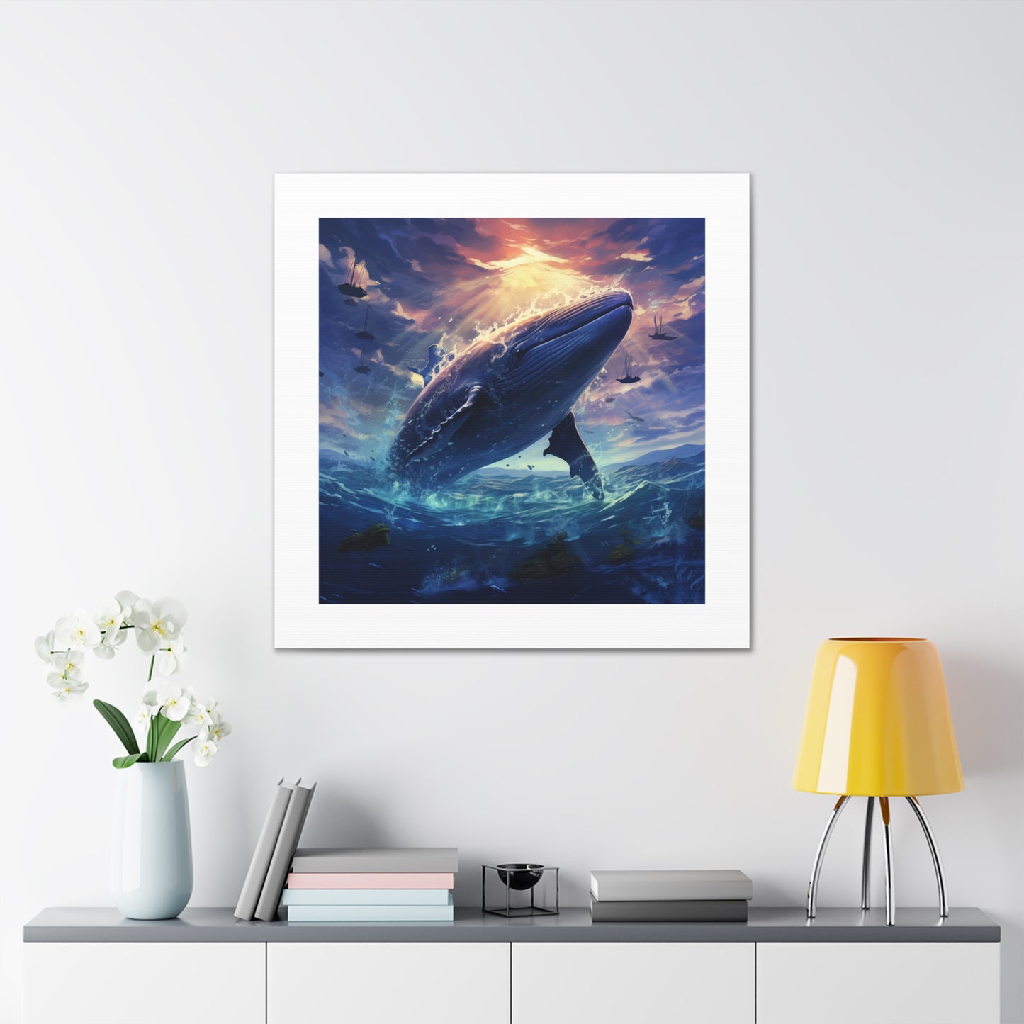 Digital Flare Whale.