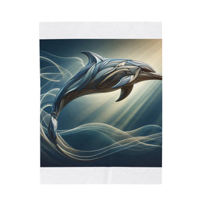 "Dolphin Prism" -Blanket