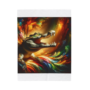 "Croc's Chroma" -Blanket