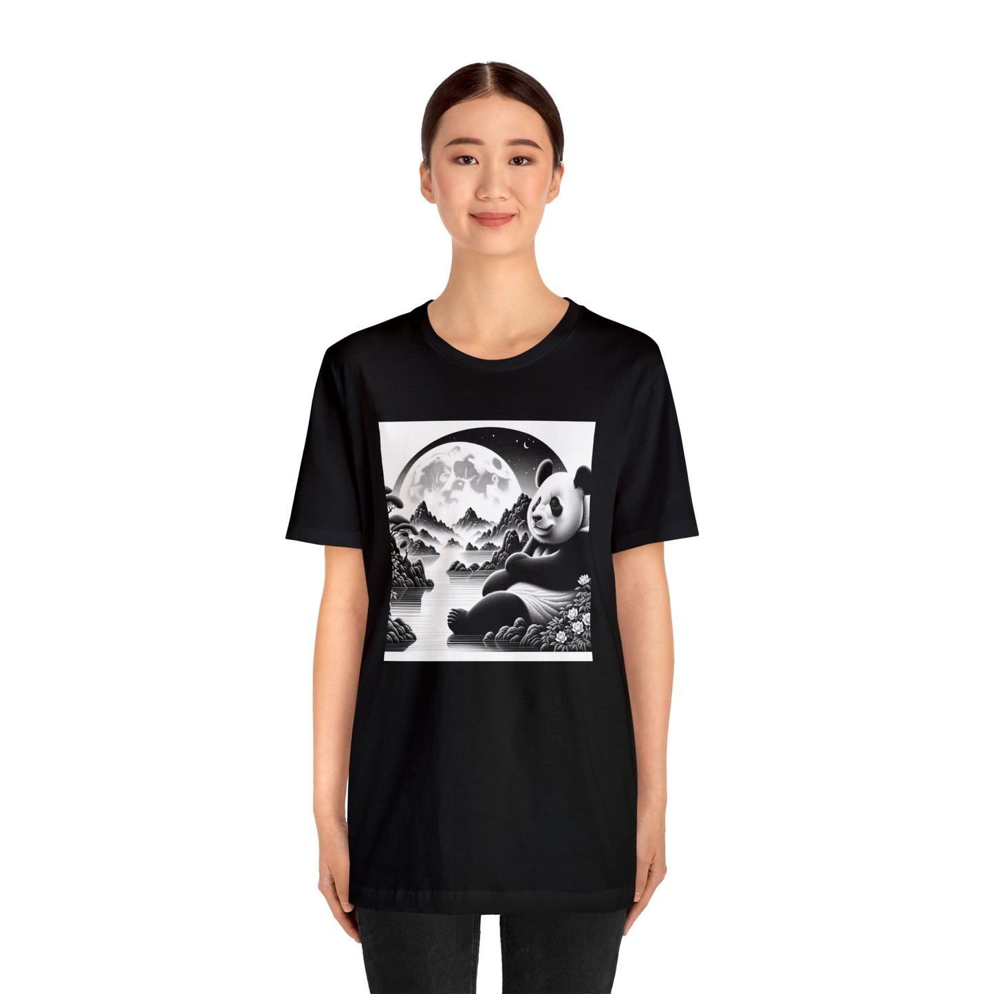 "Panda's Lunar Aura"- Tshirt