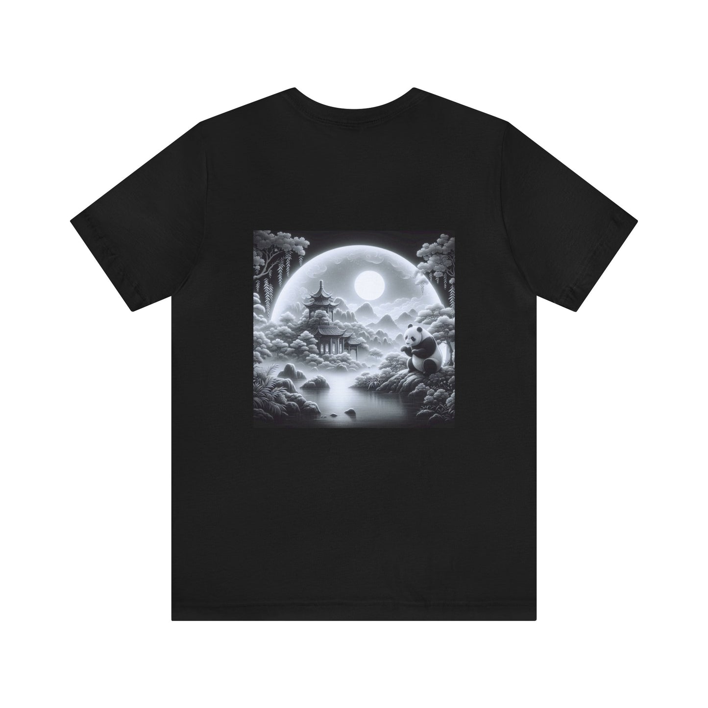 "Panda's Moonlight Serenade"- Tshirt