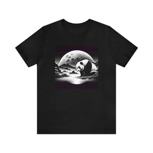 "Panda's Moonlit Elegance"- Tshirt
