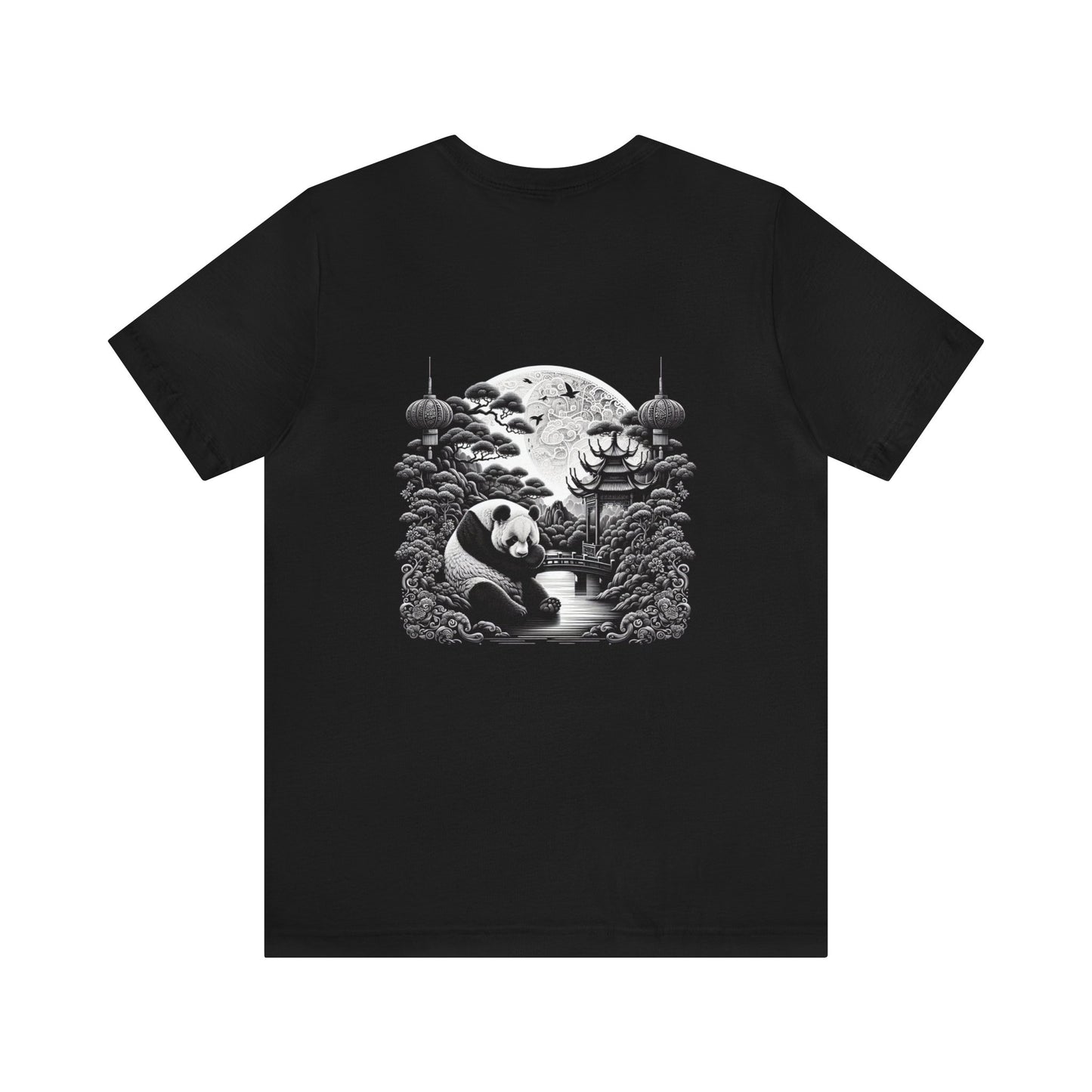 "Moonlit Majesty: Panda's Grace"- Tshirt