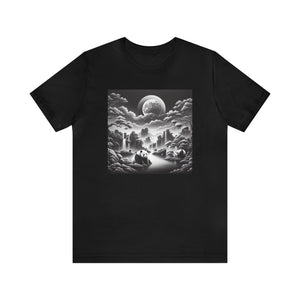 "Majestic Moonlight: Serene Panda"- Tshirt