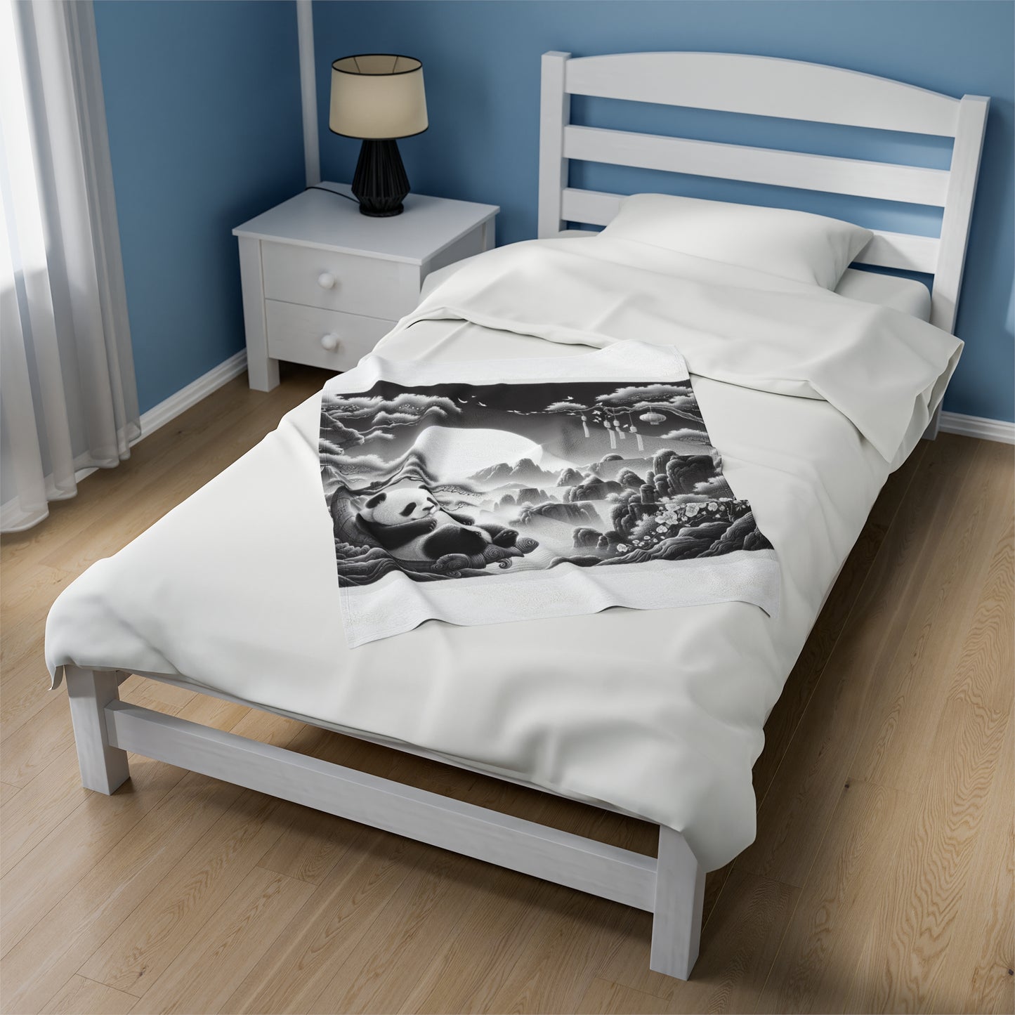 "Panda's Moon" -Blanket