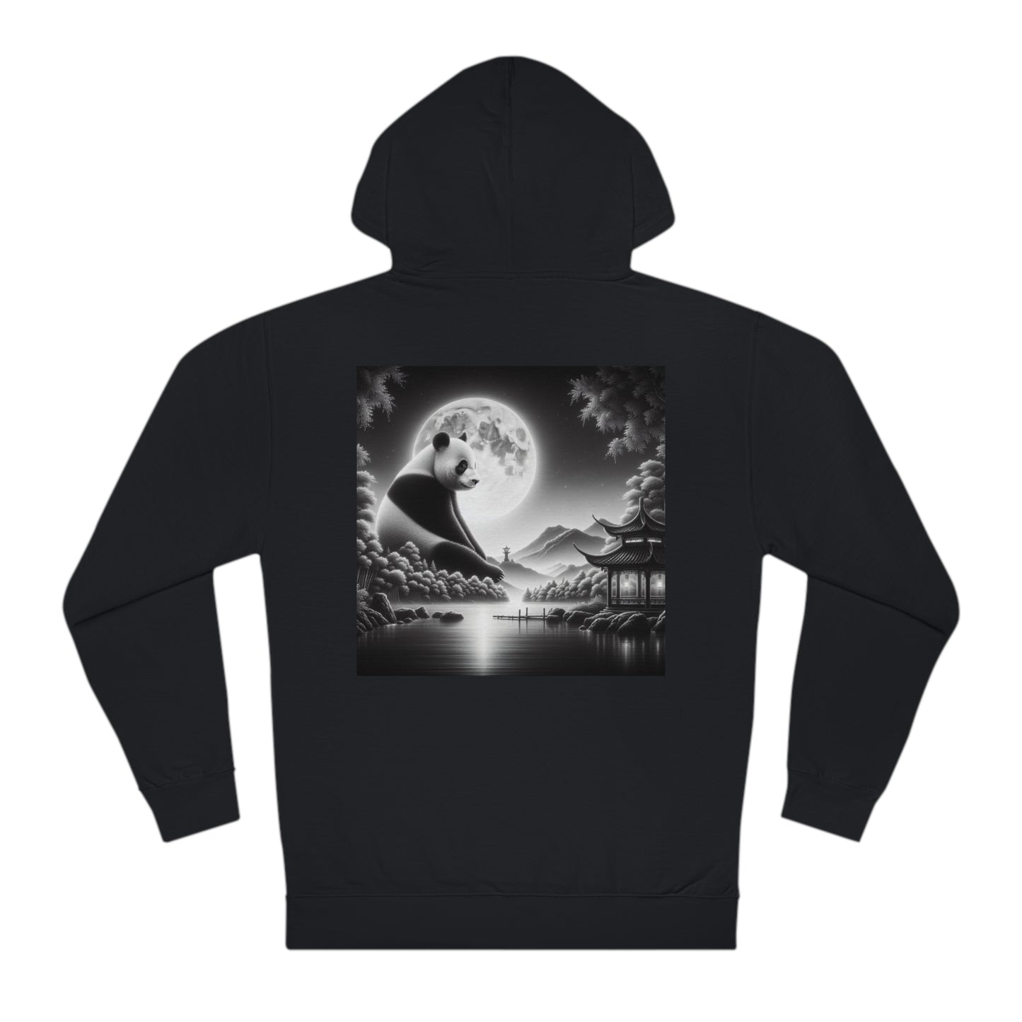 "Panda's Lunar Splendor"- Hoodie