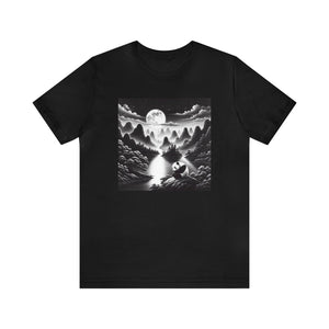 "Moonlit Panda: A Majestic Elegance"- Tshirt