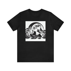 "Panda's Lunar Serenity"- Tshirt