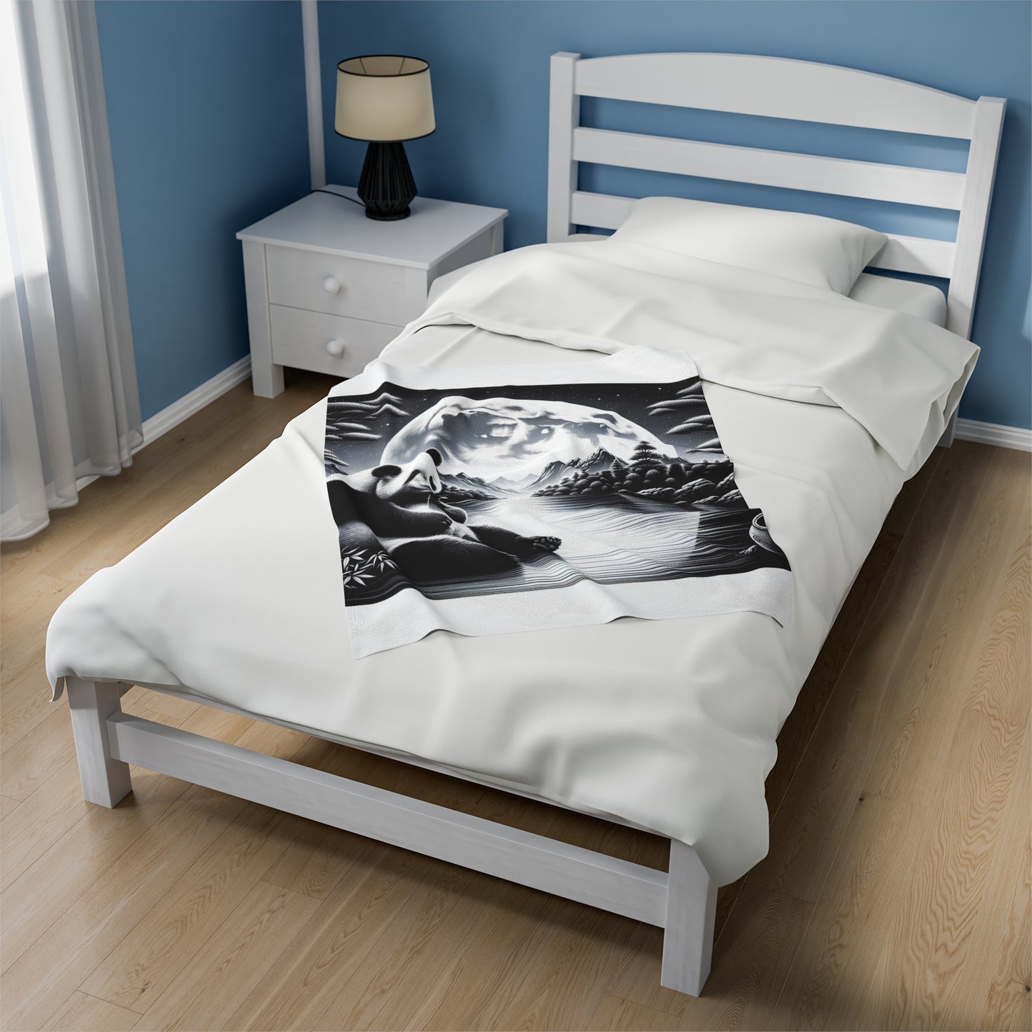 "Panda's Moon" -Blanket