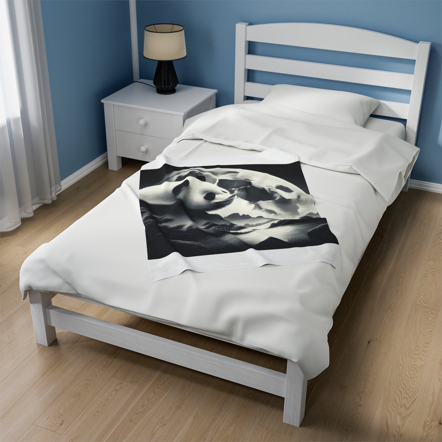 "Majestic Lunar Panda" -Blanket