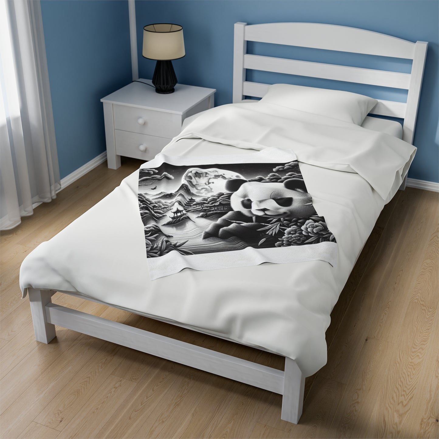 Serene Moonlit Harmony -Blanket