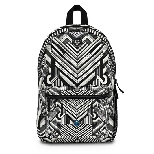 "HypnoSwirl Tapestry"- Backpack