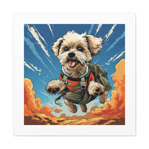 "Tails Up Maltese - Pop Art"