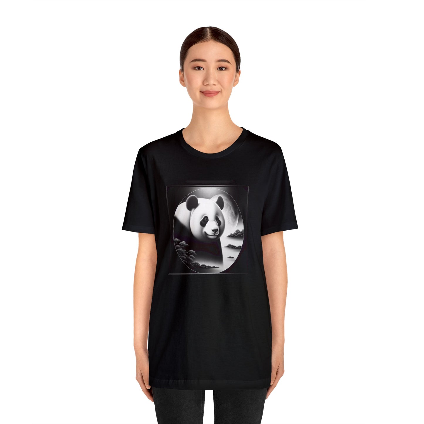 "Panda's Moon: Majestic Tranquility"- Tshirt
