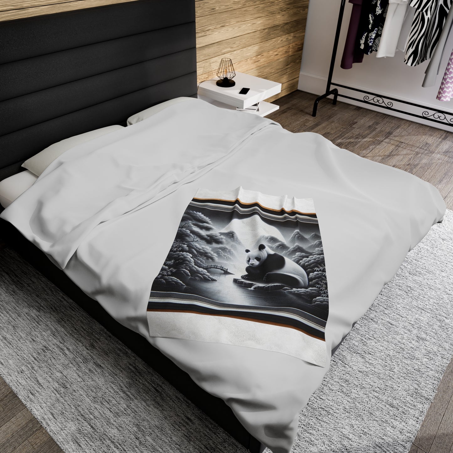 "Moonlit Panda" -Blanket