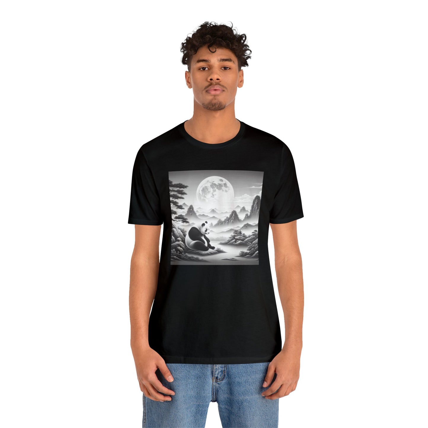 Panda Moonlight- Tshirt
