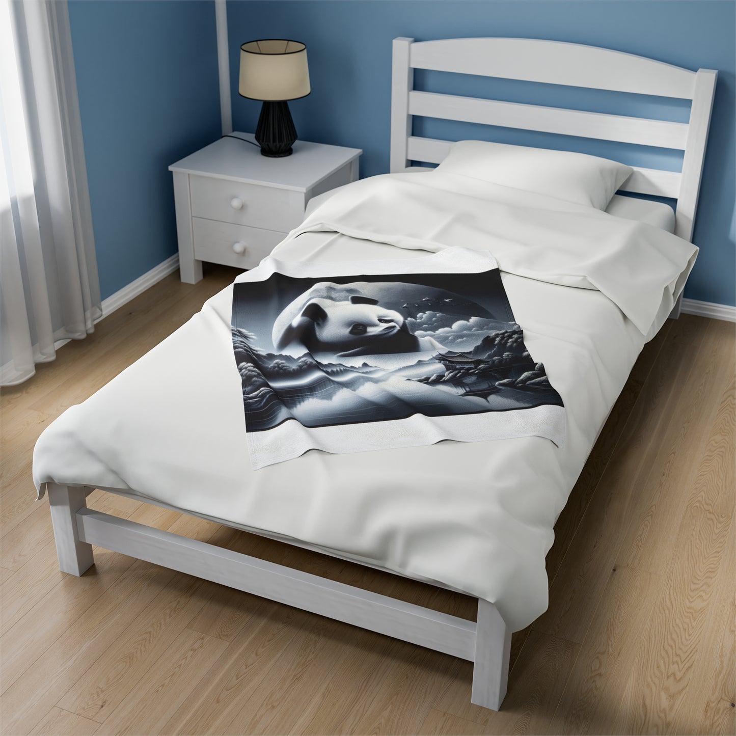 "Panda's Moon" -Blanket