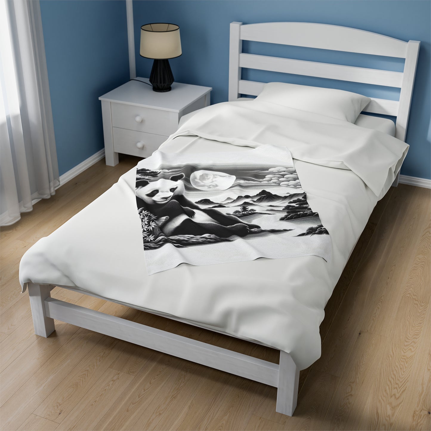 "Panda Moonlight" -Blanket
