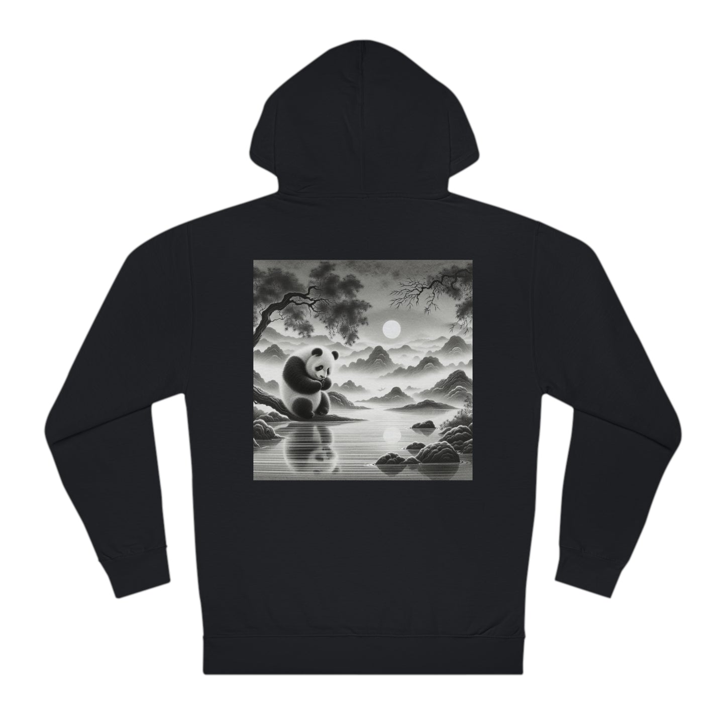 "Panda's Moonlit Majesty"-  Hoodie