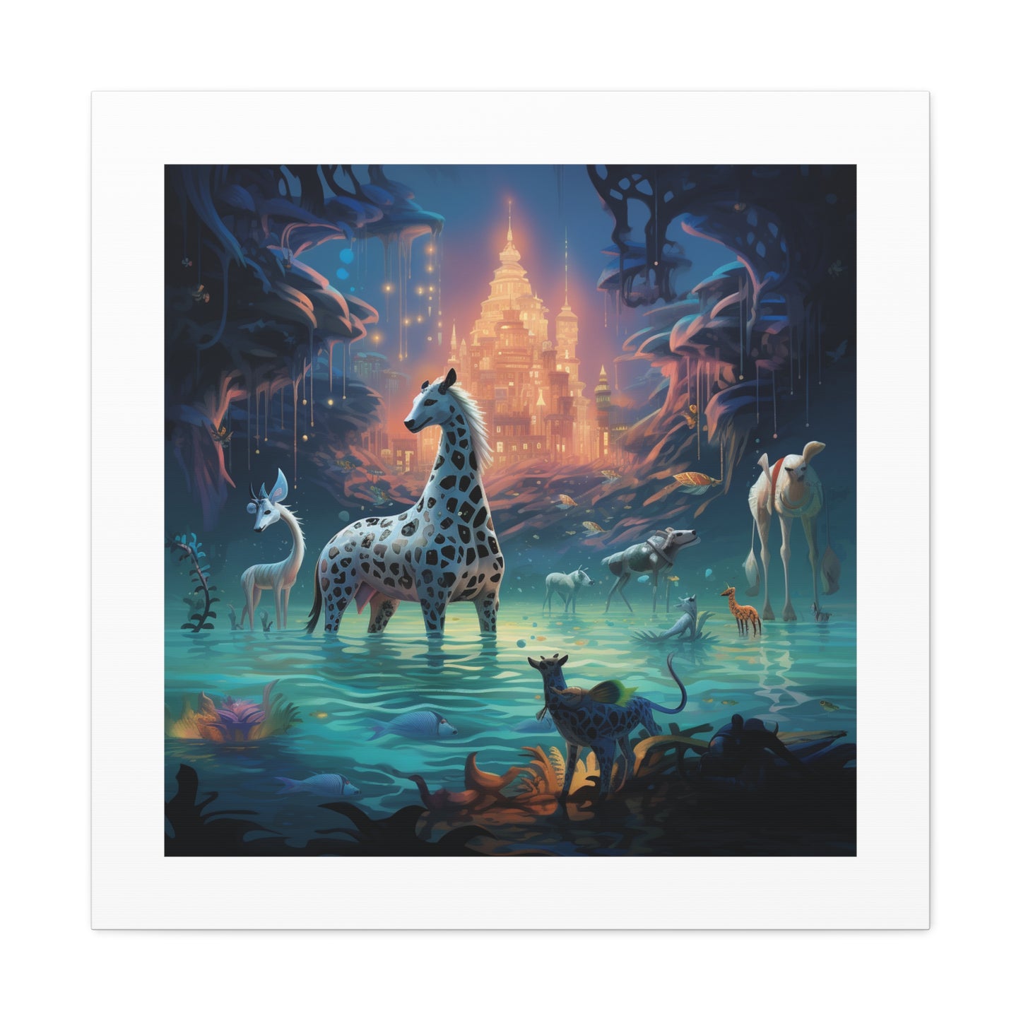 "African Safari Enchantment Print"