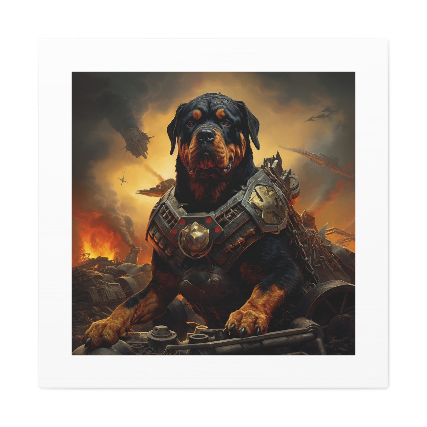 "Fearless Warrior Rottweiler"