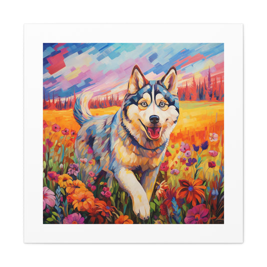 "Fauvism Fun Husky Field"