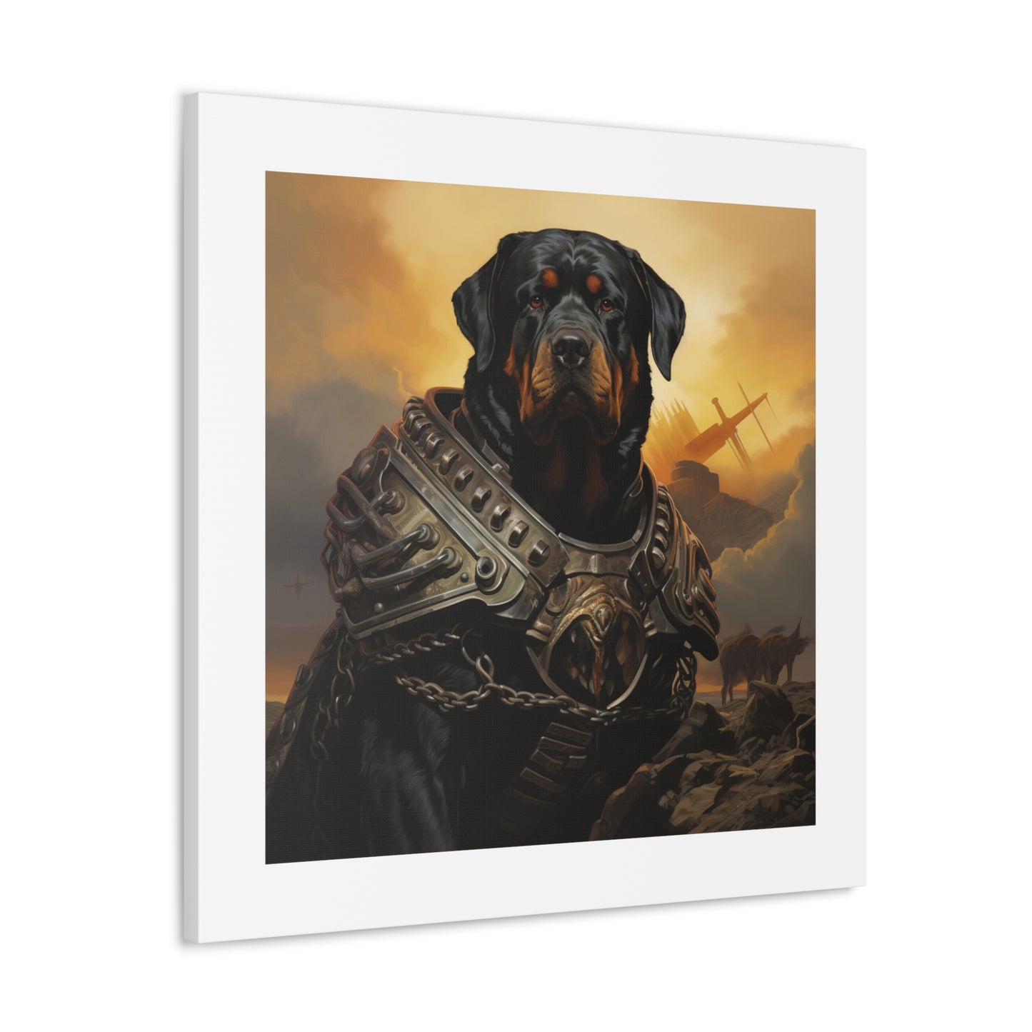 "Fearsome Rottweiler War-Print"