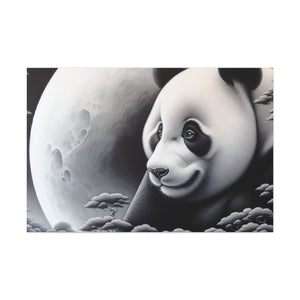 "Panda Moonlight"- Canvas