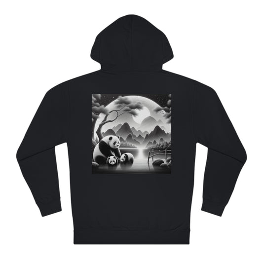 "Panda's Lunar Elegance"-  Hoodie