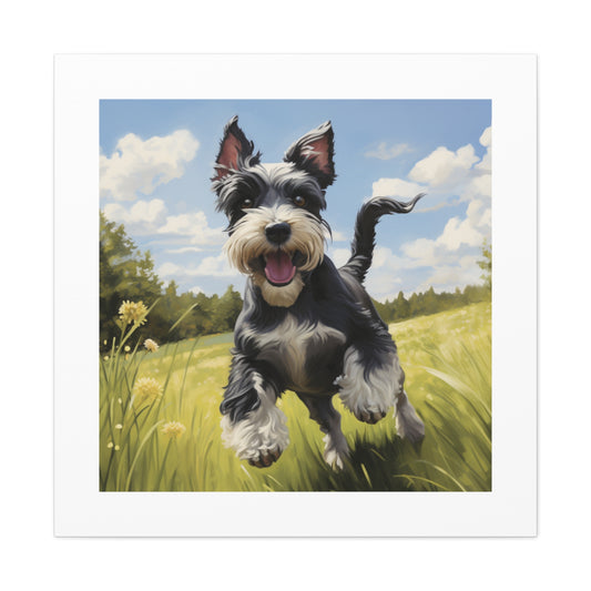 Mini Schnauzer Joy Print