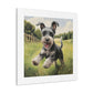 Joyful Miniature Schnauzer Print