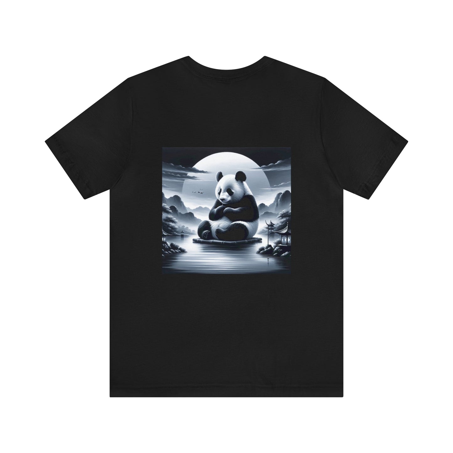 "Moonlit Panda Serenity"-  Tshirt