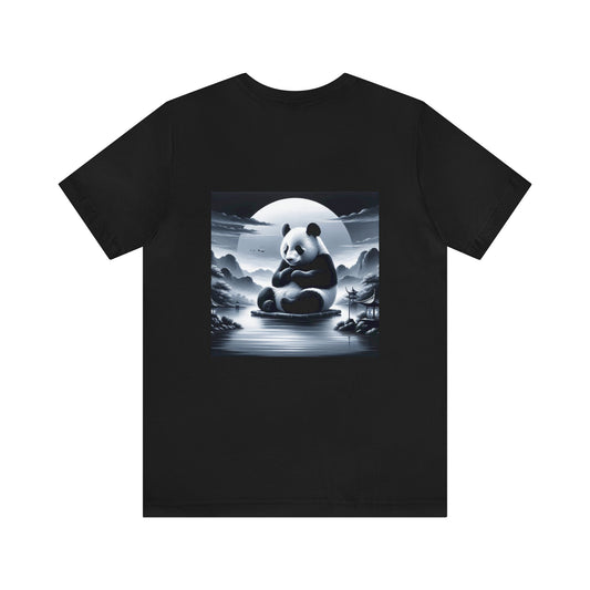 "Moonlit Panda Serenity"-  Tshirt