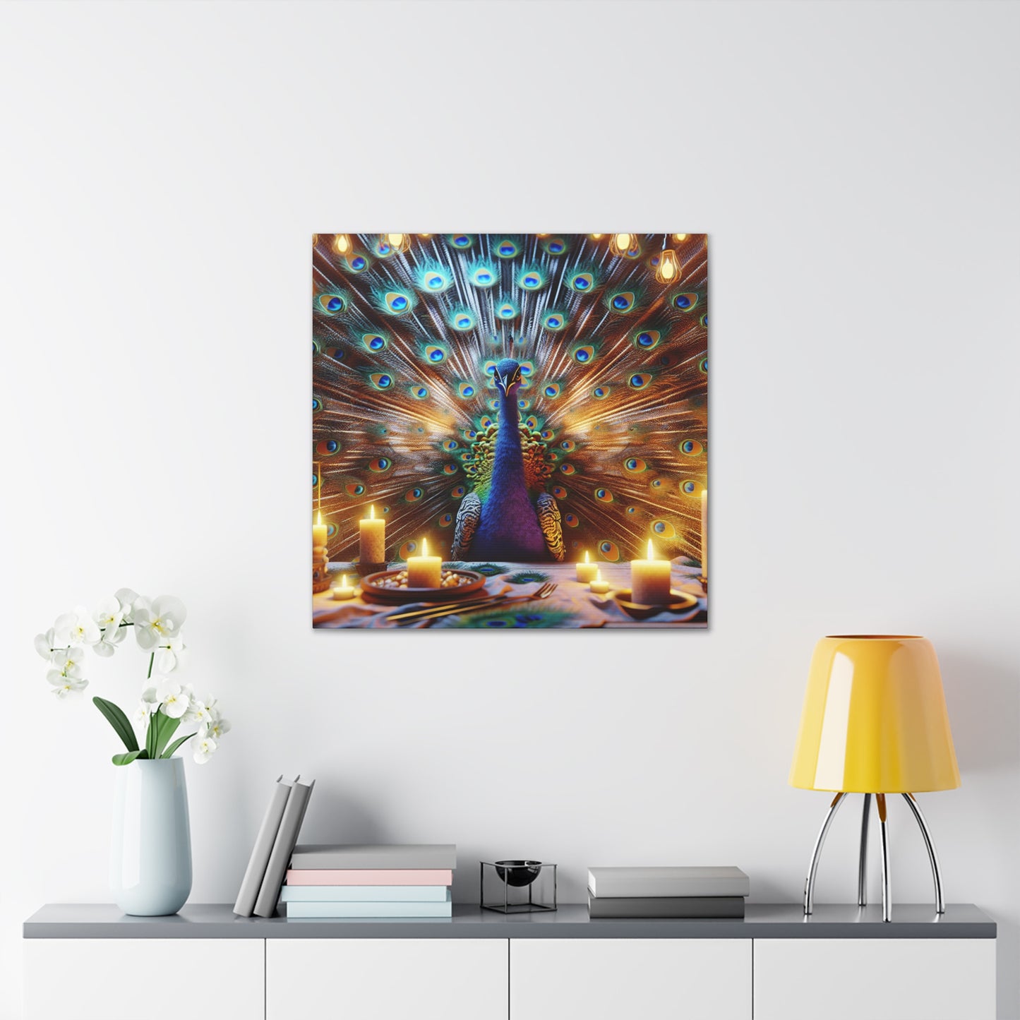 "8K Enchanted Peacock Art"