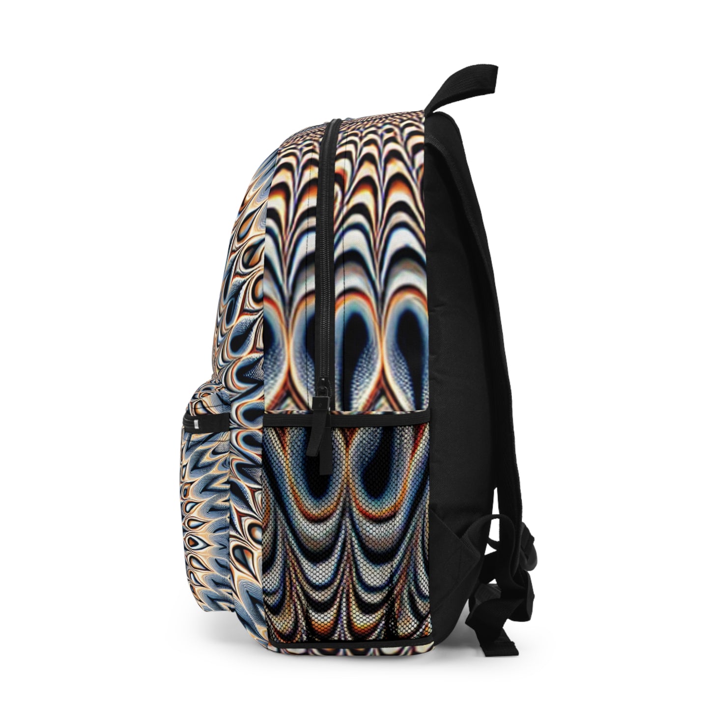 "HypnoSwirl Canvas"- Backpack