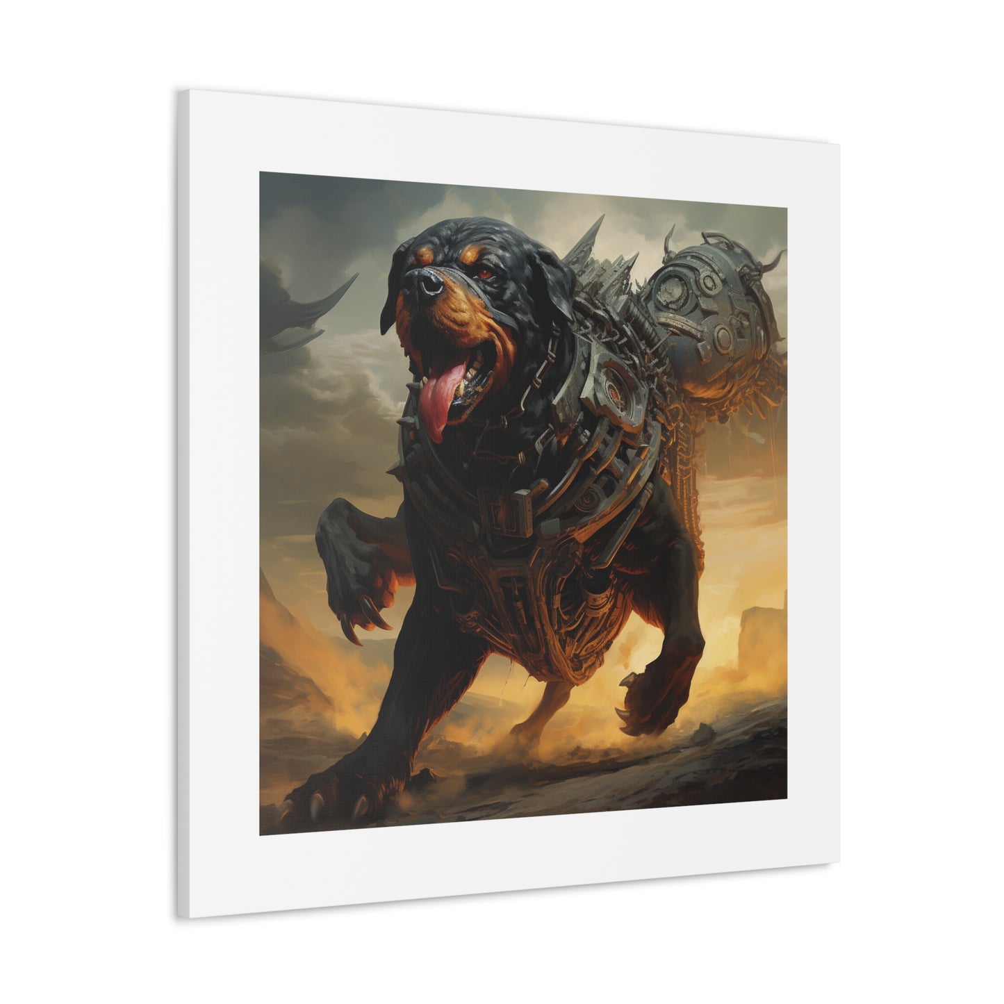 "Knighted Guardian Canvas Print"