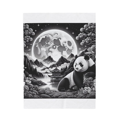 Panda's Moon Waltz -Blanket