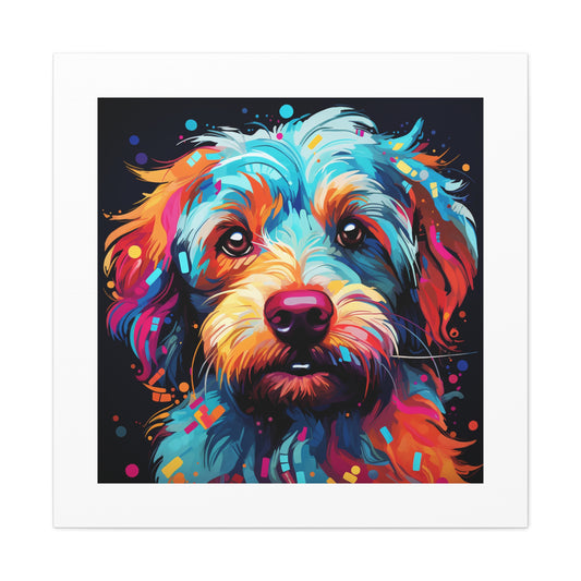 A.I. Puppy Palette Print