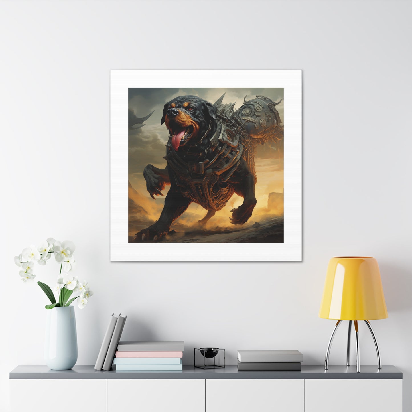 "Knighted Guardian Canvas Print"