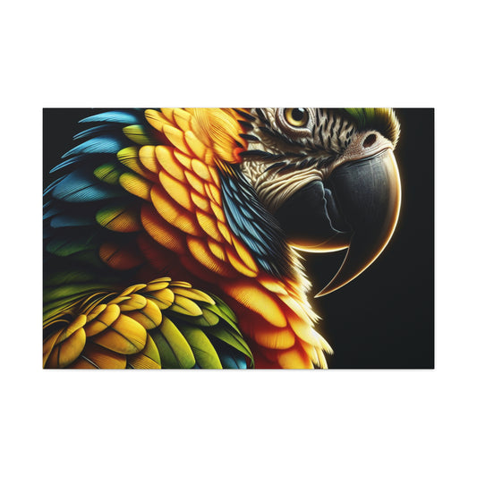 "4K Tropical Parrot Elegance"