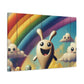 Rainbow Moxi- Canvas