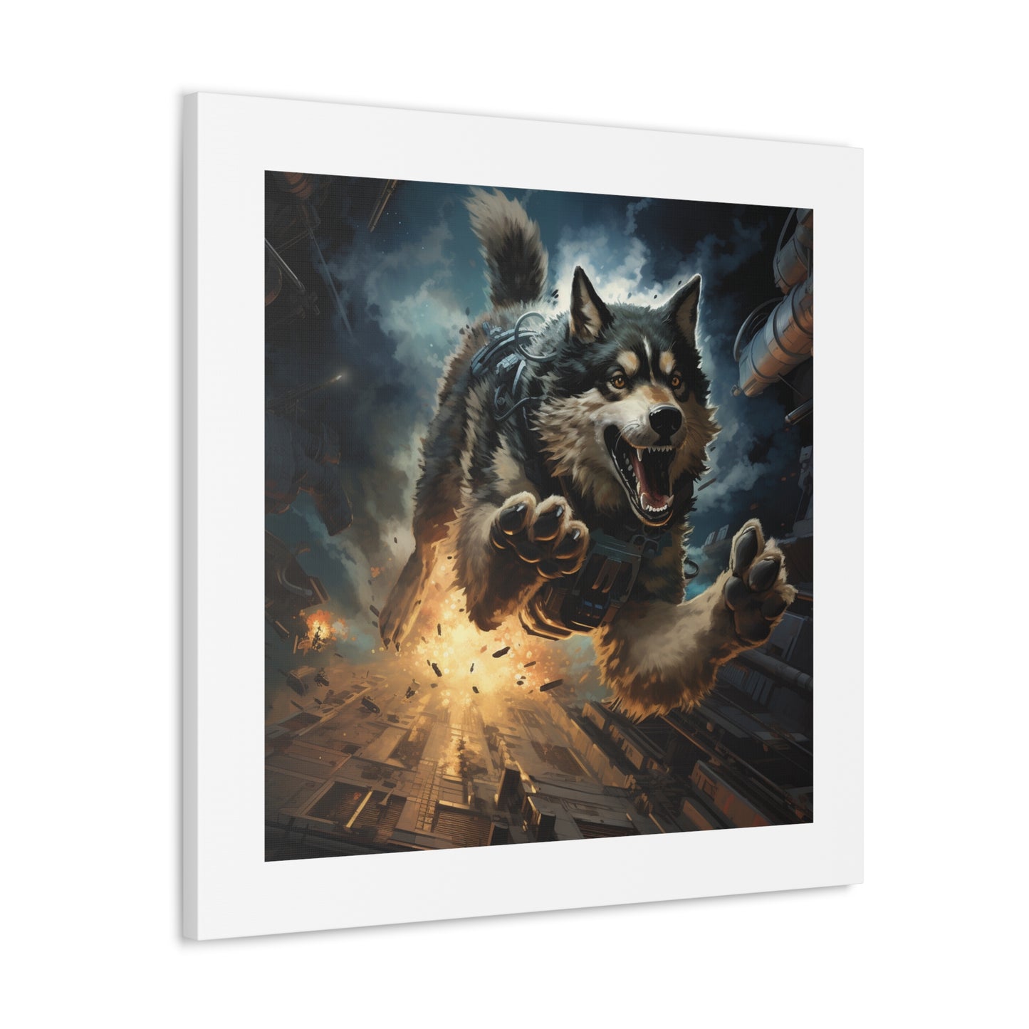 Heroic War Dog Print