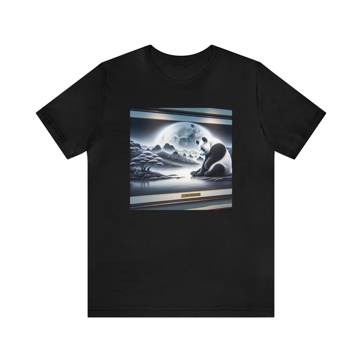 "Moonlit Grace: Panda Majesty"-  Tshirt