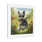 "Joyful Schnauzer Pasture Print"