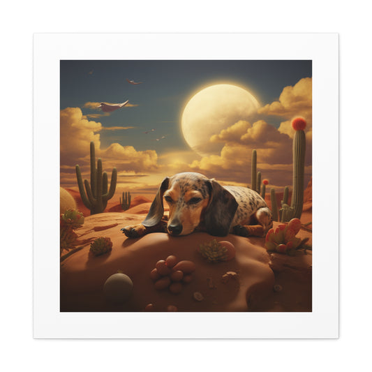 "Surreal Dachshund Slumberland"