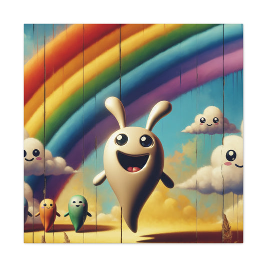 Rainbow Moxi- Canvas