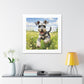 Lively Schnauzer Pasture Canvas