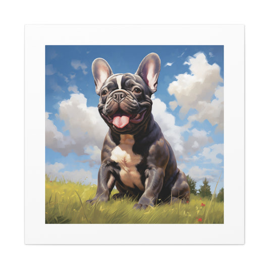 Joyful French Bulldog Scene